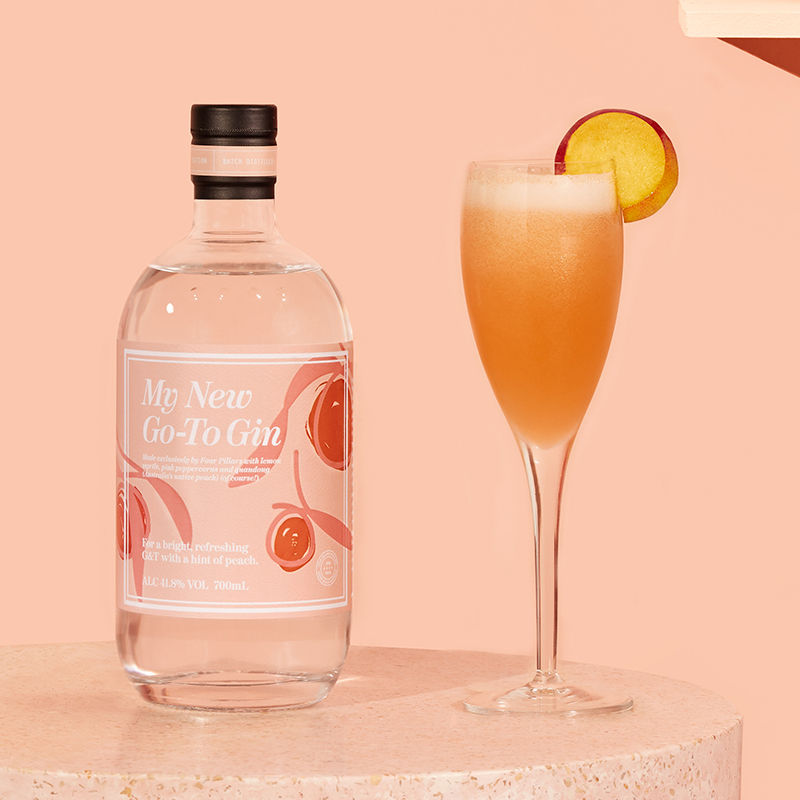 Four Pillars Gin | My New Go-To Gin | Peachy Keen Bellini Cocktail ...